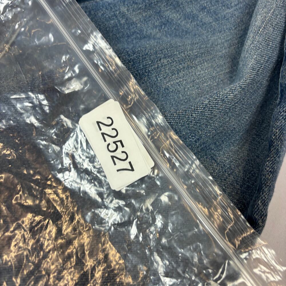 Buck Mason Slim Straight Jeans in Medium Blue - Picture 12 of 12